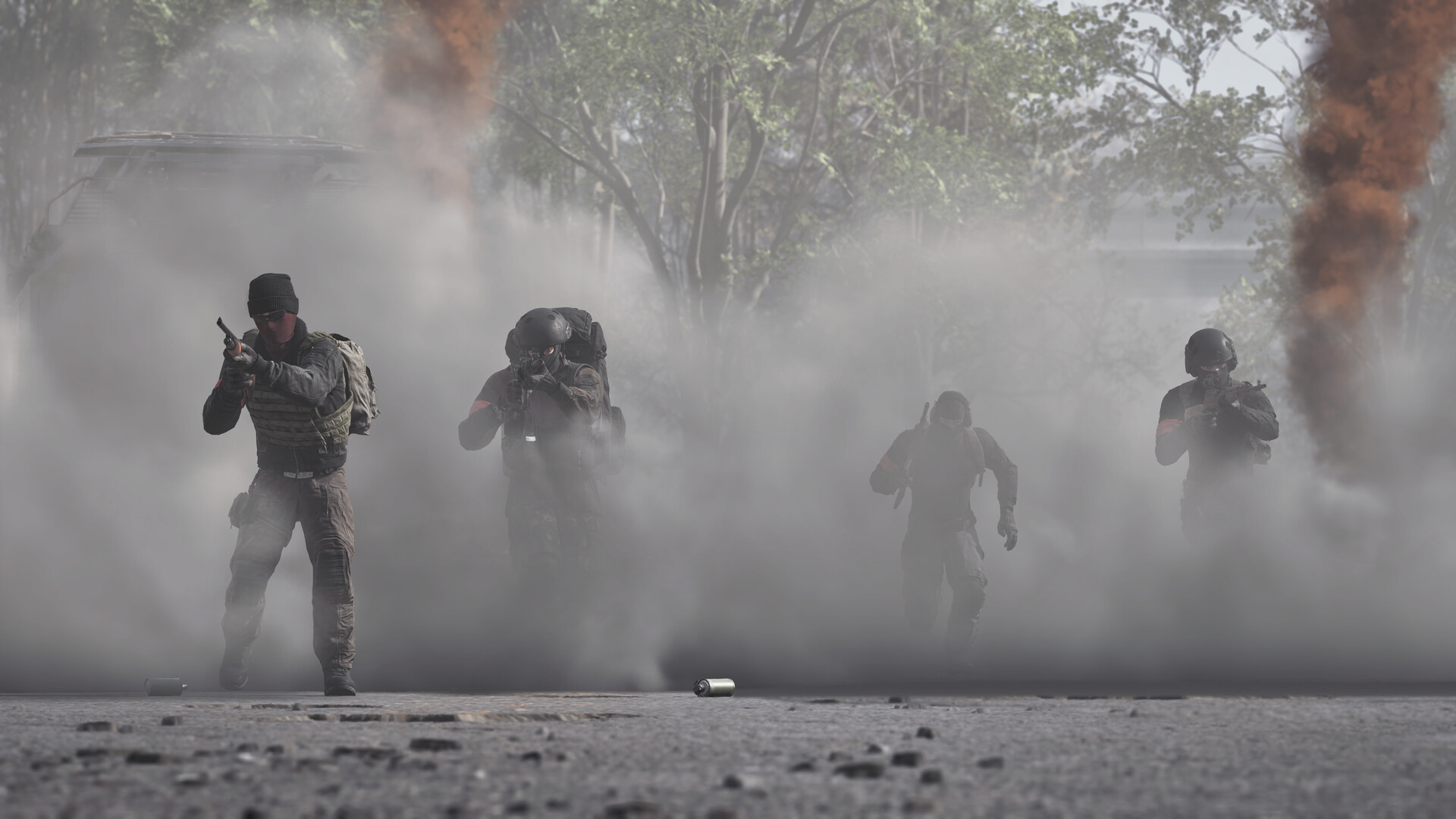 WARDOGS soldier preparing for another battlefield loadout